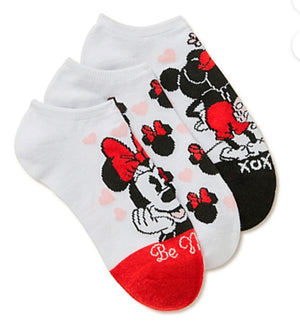 DISNEY Ladies MINNIE MOUSE 10 Pair Of Low Show Socks