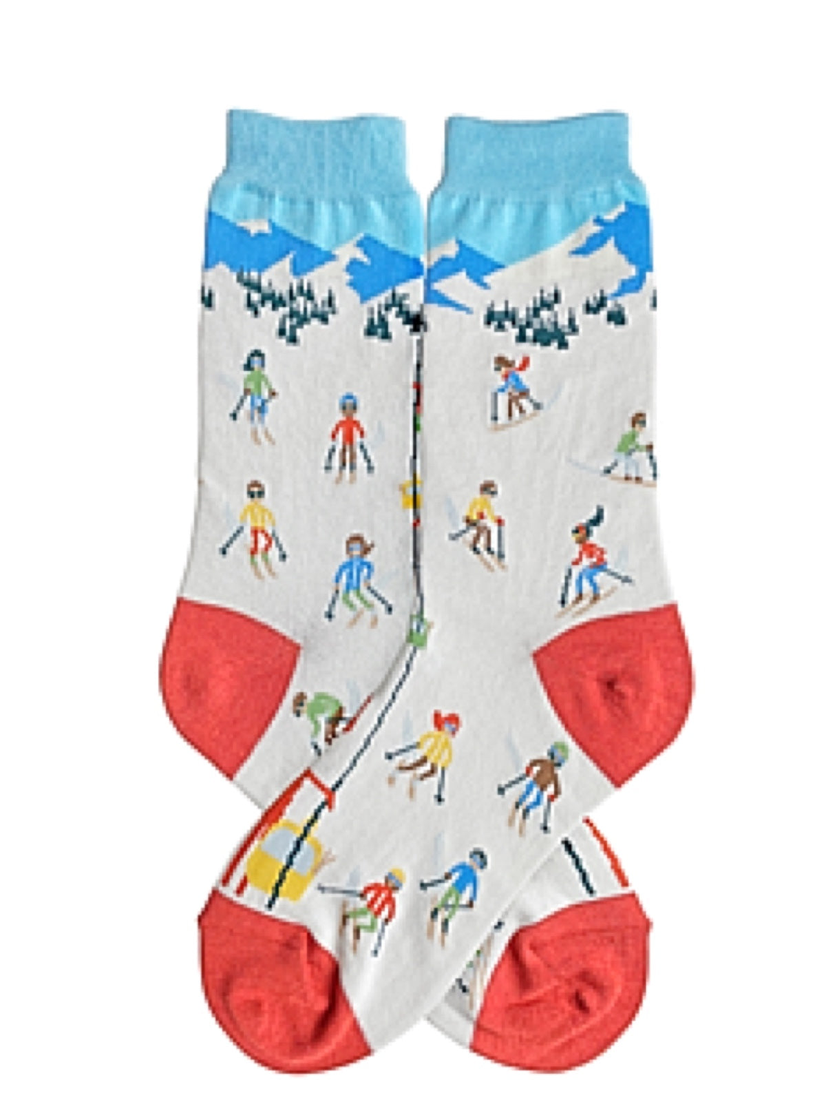 FOOT TRAFFIC Brand Ladies Skiing Socks | Novelty Socks for Less