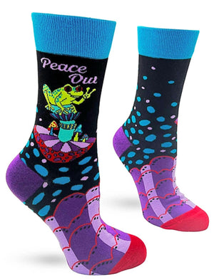 FABDAZ Brand Ladies FROG Socks 'LET THAT SHIT GO