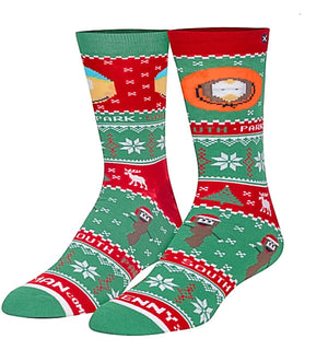 ODD SOX BRAND Men’s SOUTH PARK CHRISTMAS SWEATER SOCKS - Novelty Socks for Less