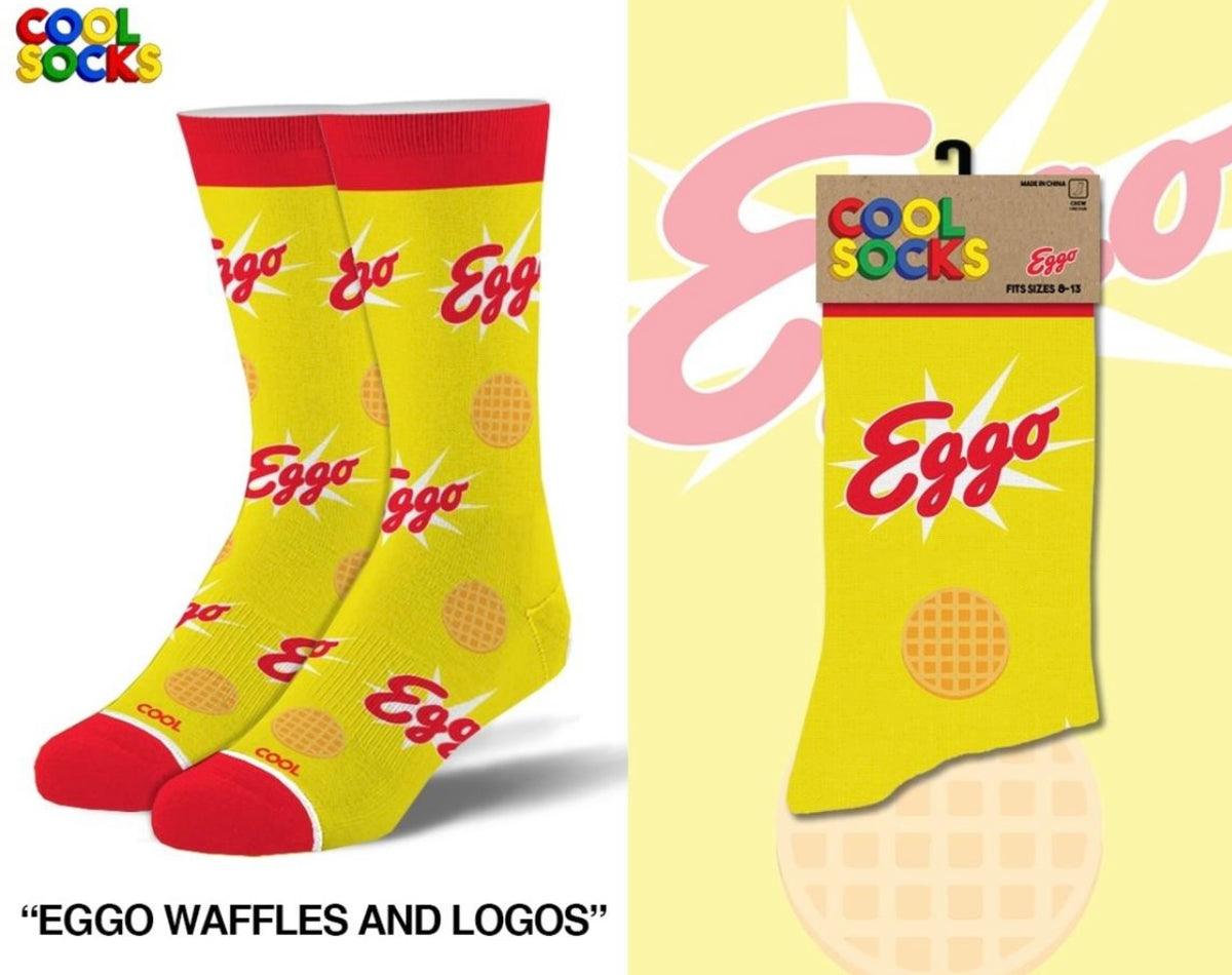 Eggo Waffles Mens Socks Cool Socks Brand Novelty Socks For Less 