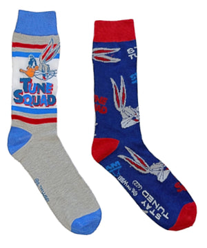 LOONEY TUNES Men’s LOLA BUNNY SPACE JAM TUNE SQUAD 360 Socks BIOWORLD BRAND