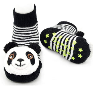 PALS SOCKS Brand Unisex Kids PENGUIN & WALRUS MISMATCHED GRIPPER BOTTOM  SOCKS (CHOOSE SIZE)