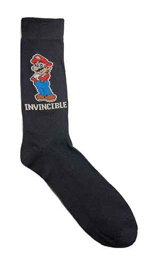 Nintendo Super Mario - NoShow Men's Socks - Size 6 1/2-12 - 3