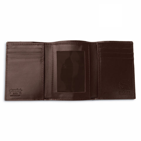 Ferrini Wallet Mens Moneyclip Leather Ostrich Card Slots AAMC, Kango