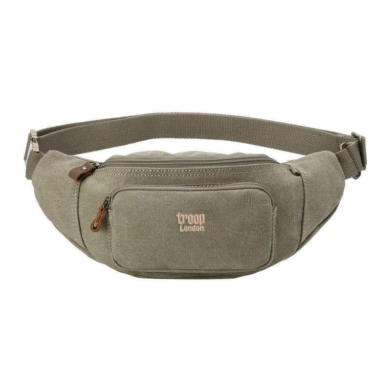 TRP0244 Troop London Classic Canvas Waist Bag - Troop London