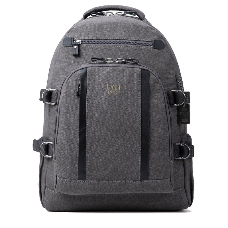 TRP0257 Troop London Classic Canvas Laptop Backpack - Large - Troop London