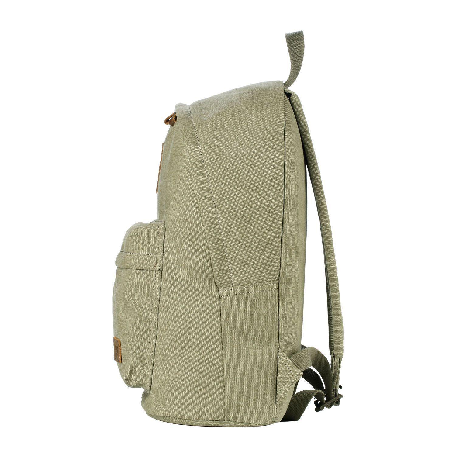 TRP0384 Troop London Heritage Canvas Backpack, Casual Daypack