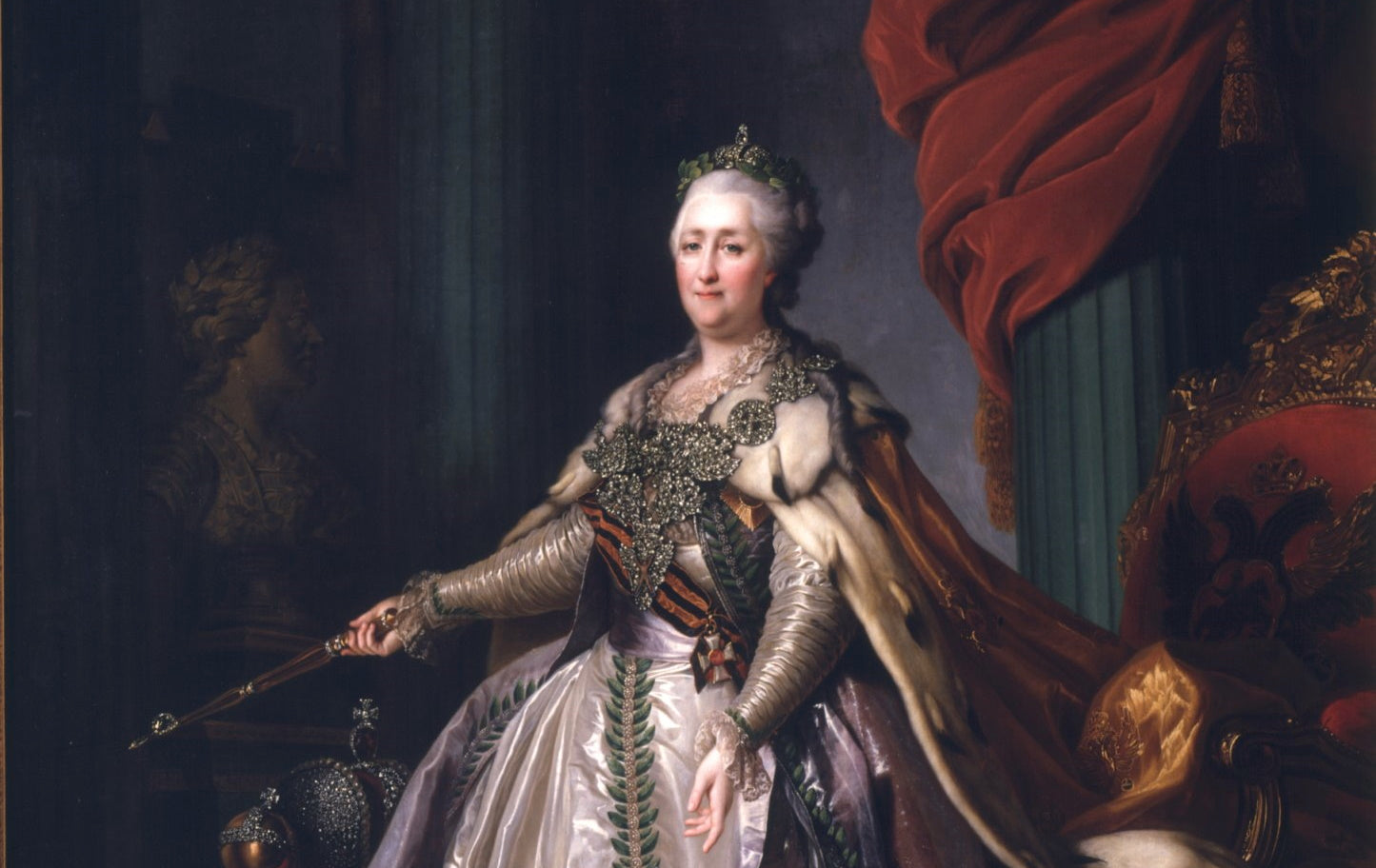 An oil painting of Catherine the Great (1780's)