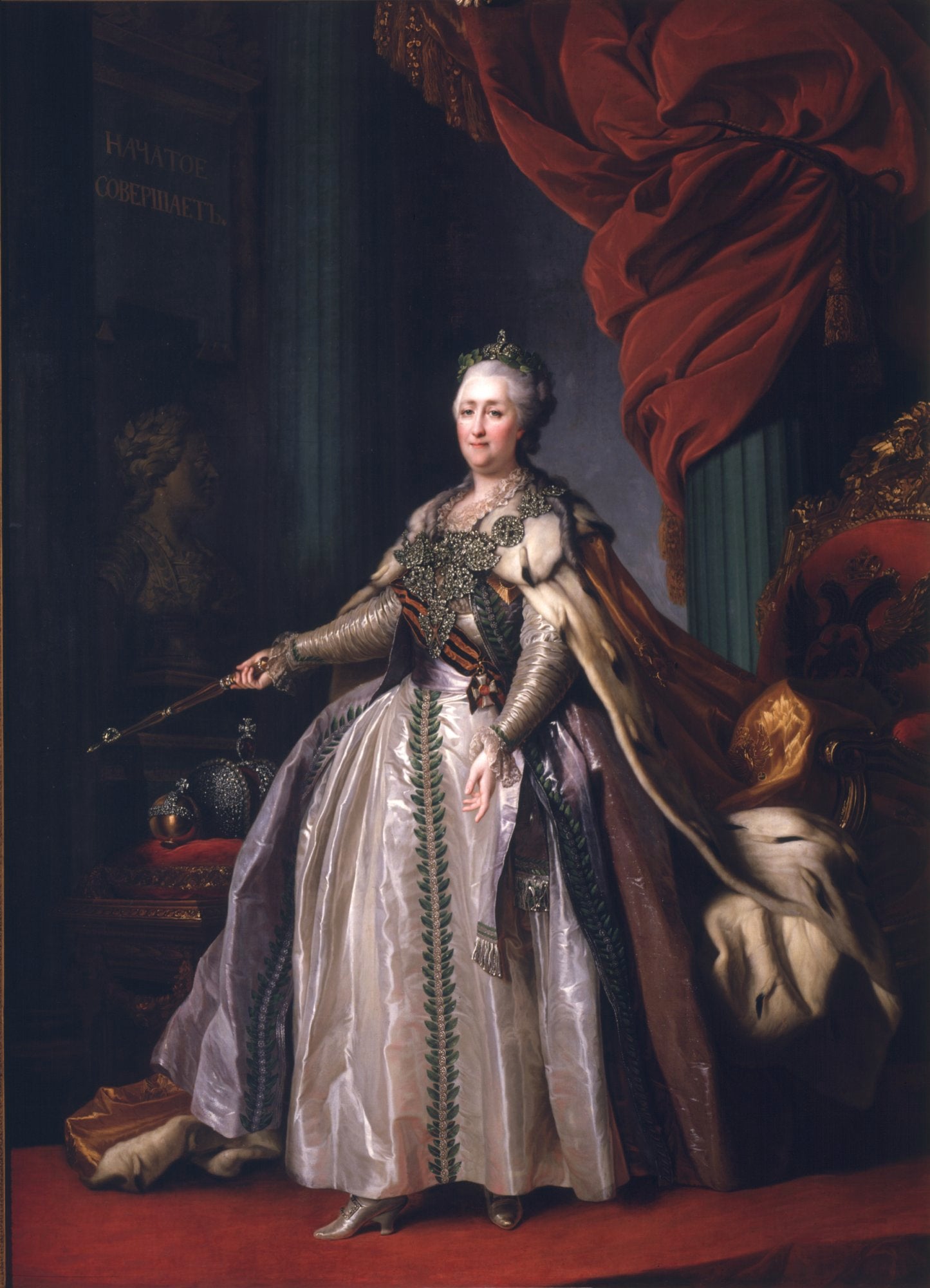 An oil painting of Catherine the Great (1780's)