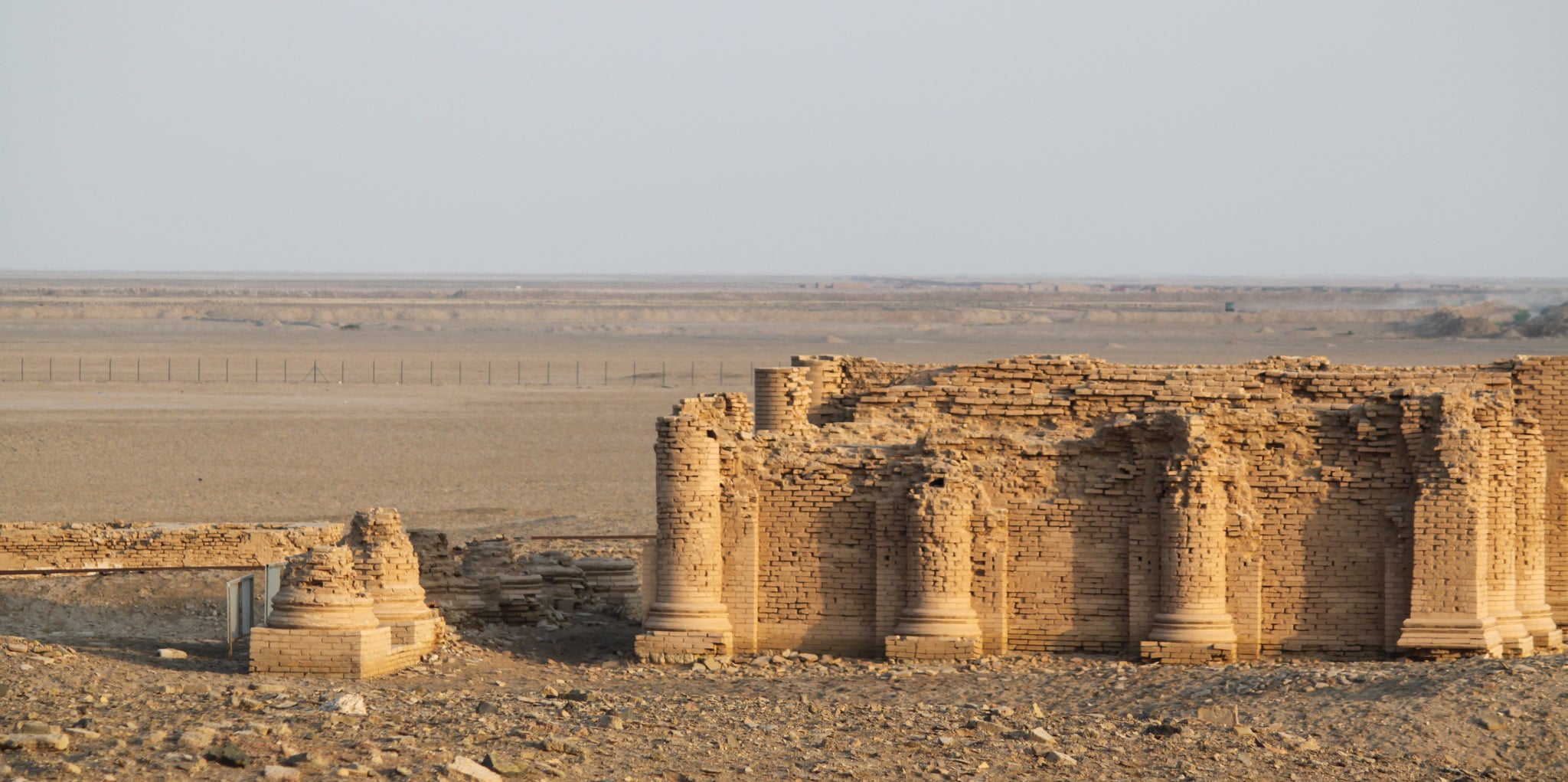 A Parthian temple in the ancient city of Uruk in modern day Iraq