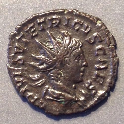 A real antoninianus of Tetricus II