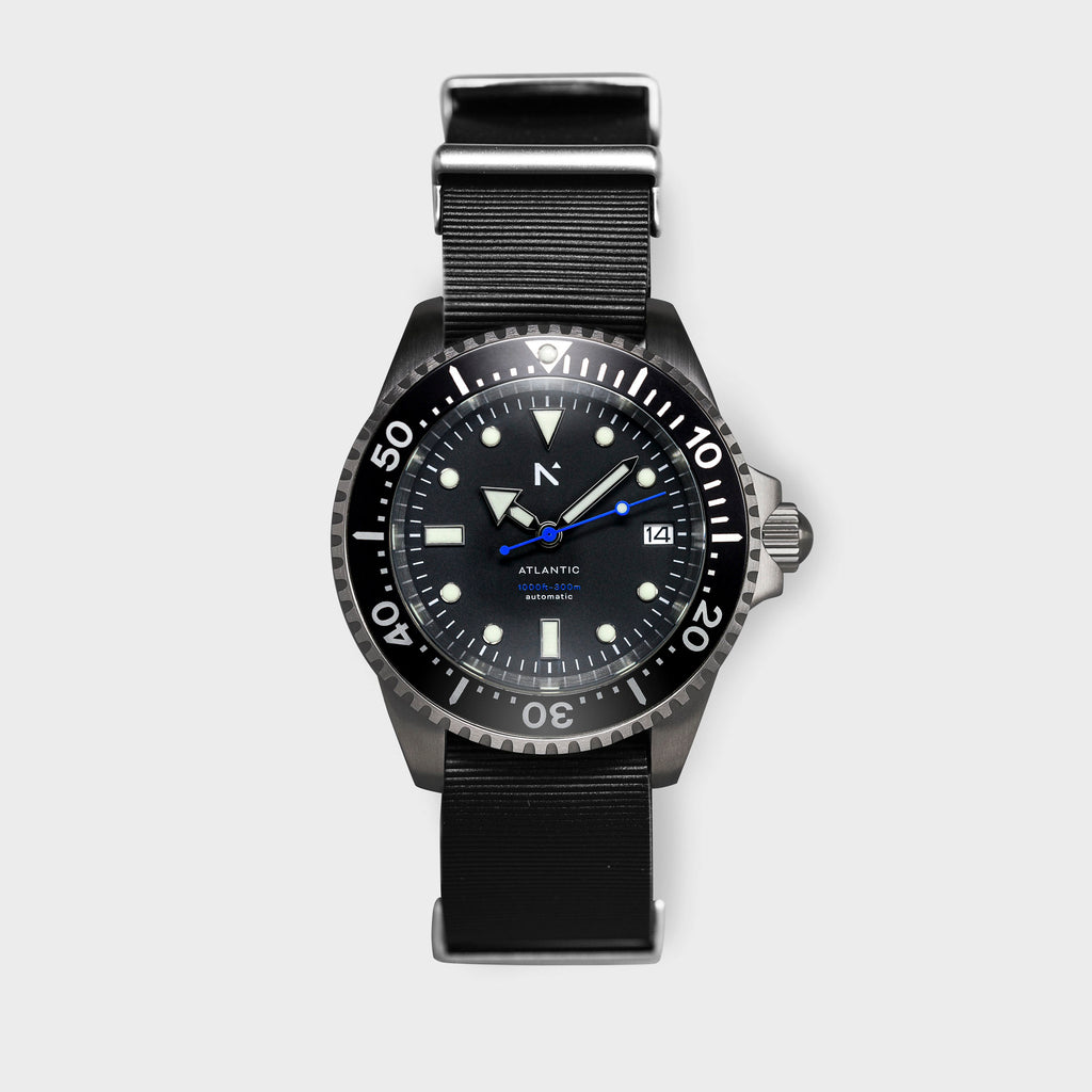 Rotate North | Atlantic Storm Grey | Automatic Dive Watch 300m