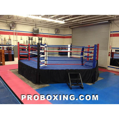 TITLE Boxing Dual Level Drop-N-Lock Competition Ring