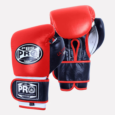 Pro Boxing® Ultimate Hook and Loop Boxing Gloves – Black/White – Pro Boxing  Supplies
