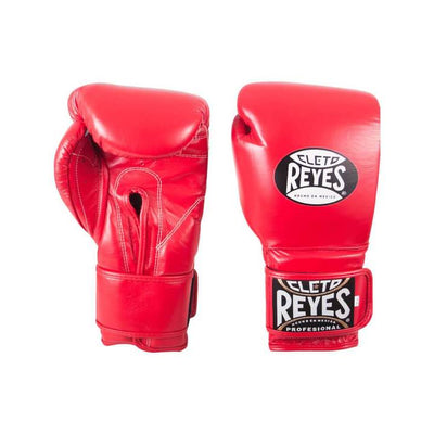 Cleto Reyes Traditional Lace Up Training Boxing Gloves - White