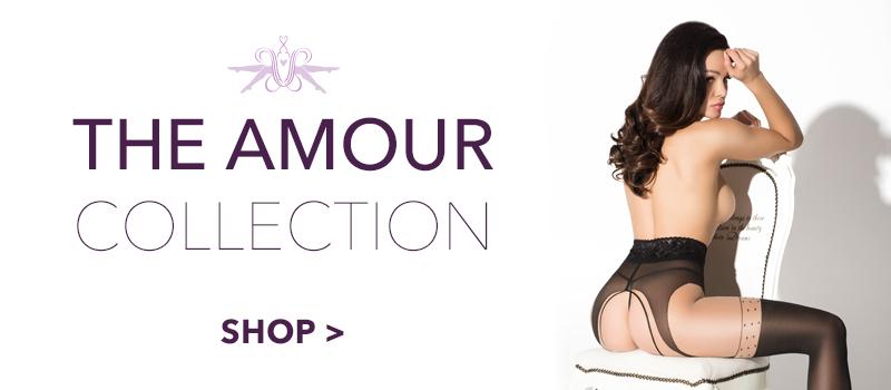 Amour crotchless tights