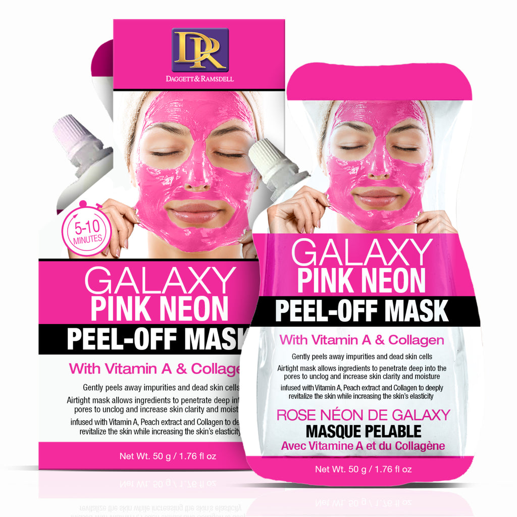 GLOW UP & BOOST YOUR SKIN - Masque facial à paillettes peel-off - 4X -  NETTOIE EN