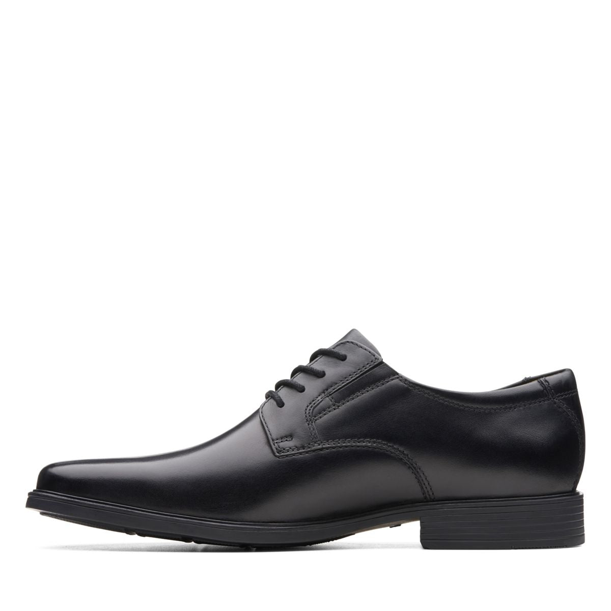 clarks tilden plain black