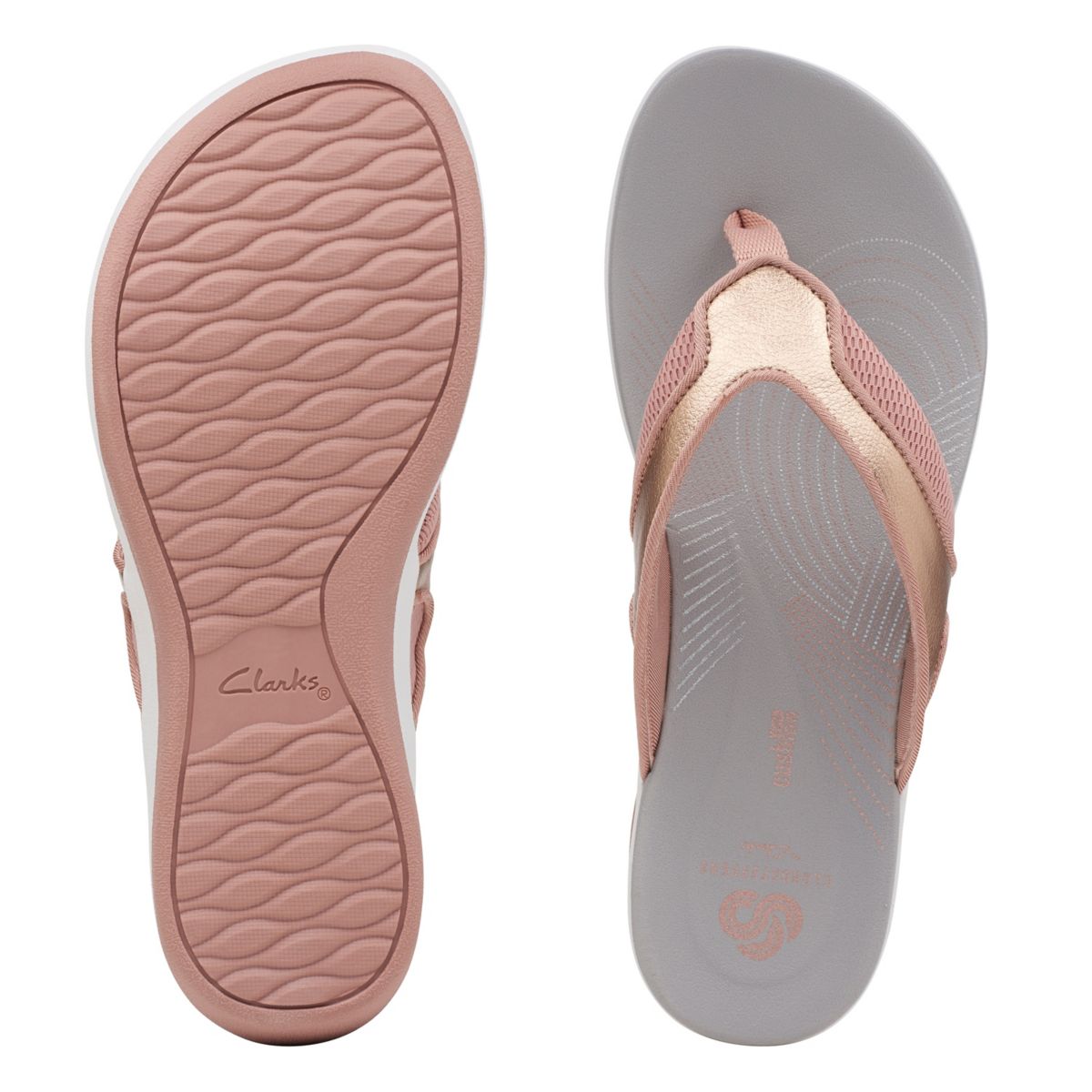 clarks arla marina flip flop