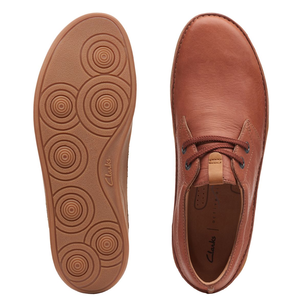 clarks oakland lace brown