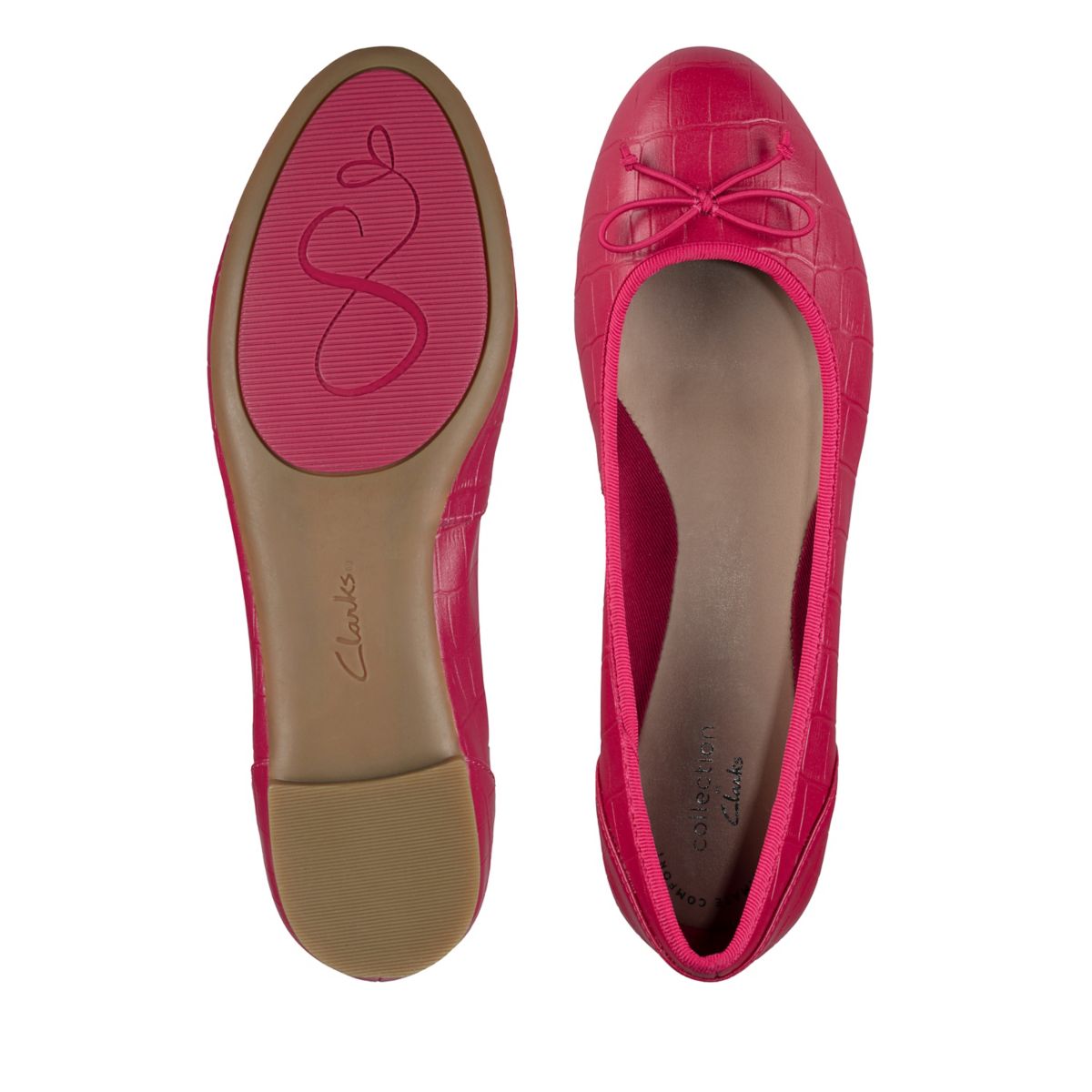 clarks couture bloom red