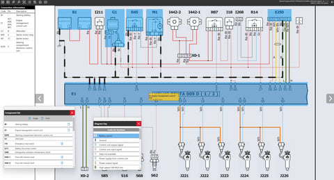 components details and wiring colours