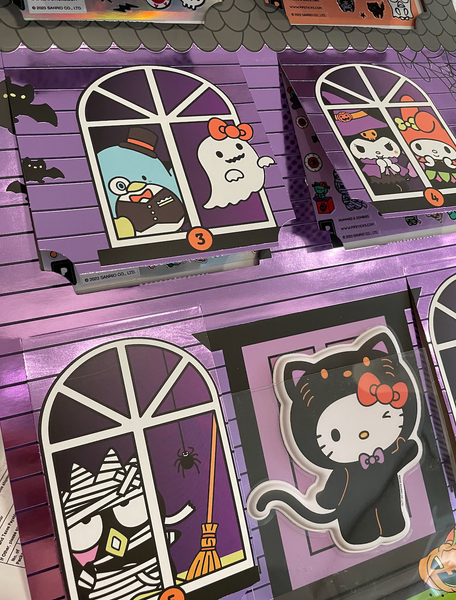 Hello Kitty Countdown Calendar - purple metallic with windows