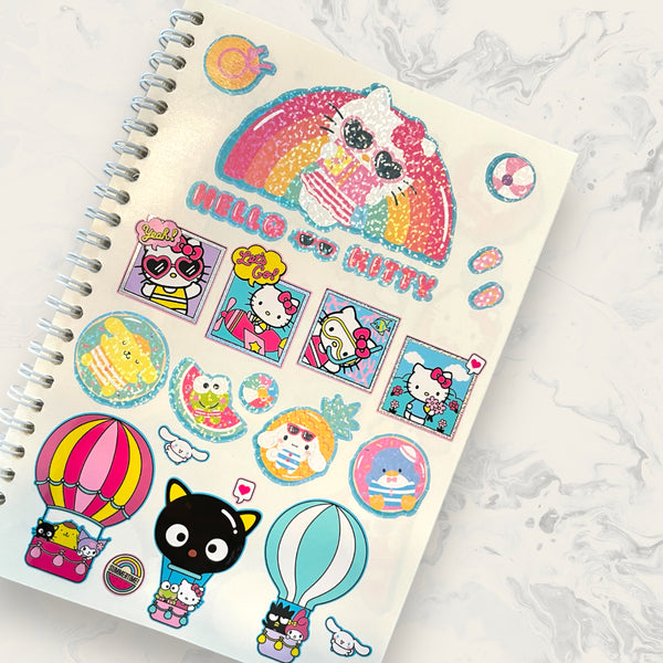 Hello Kitty stickers in album