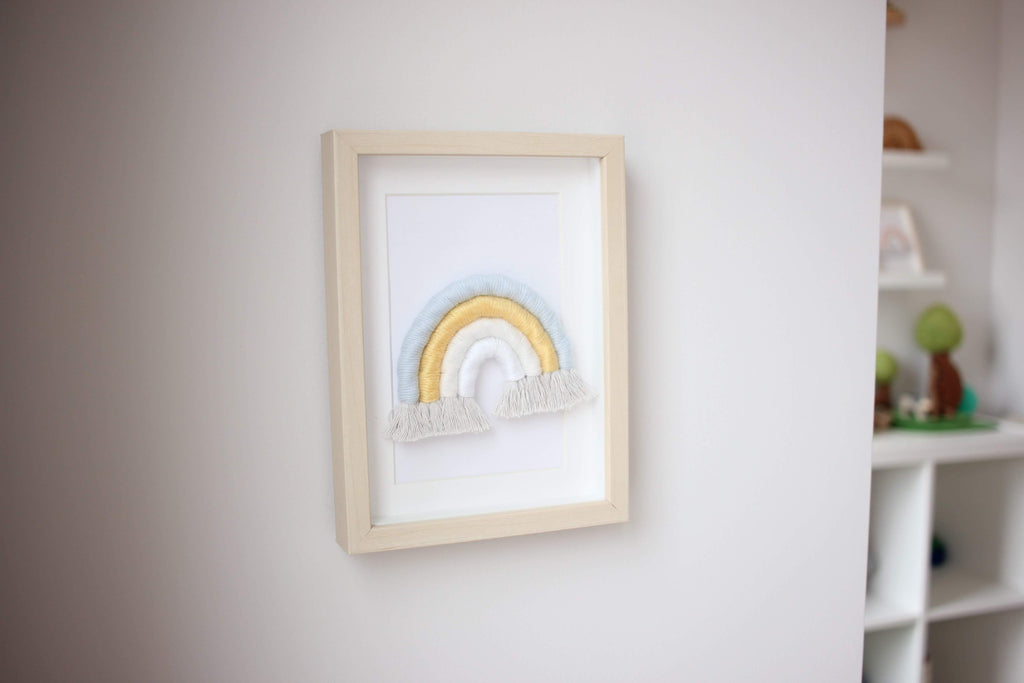 Baby rainbow in Popsicle framed