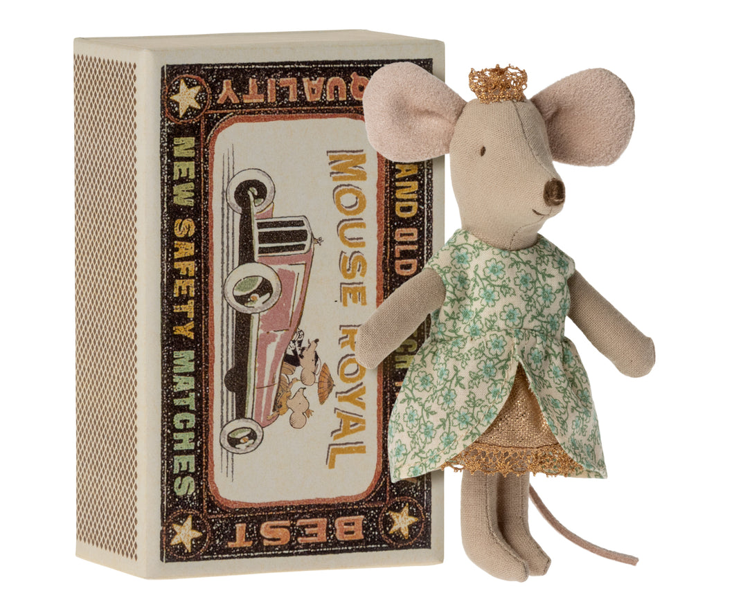Maileg Princess in matchbox, Little sister mouse