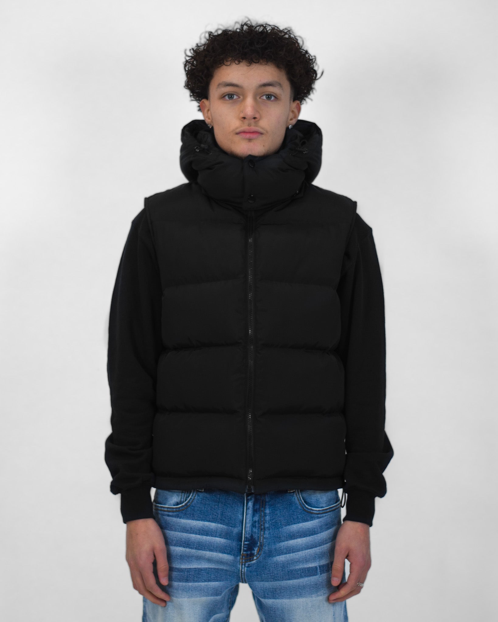 Black/Black Bodywarmer – Le Just