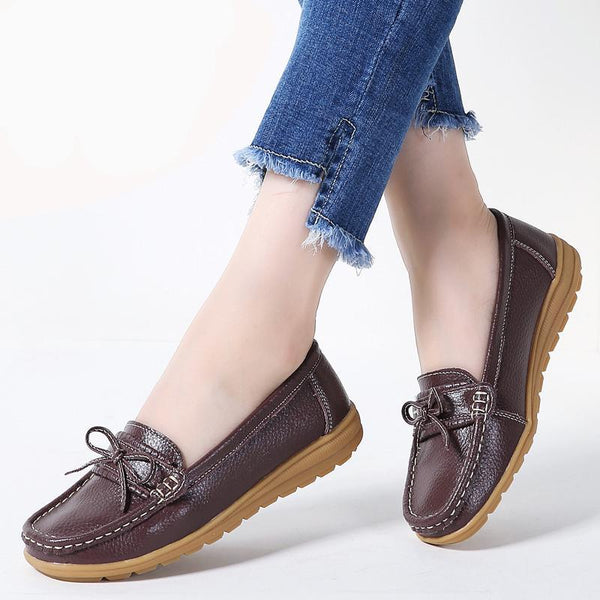 round toe loafers womens