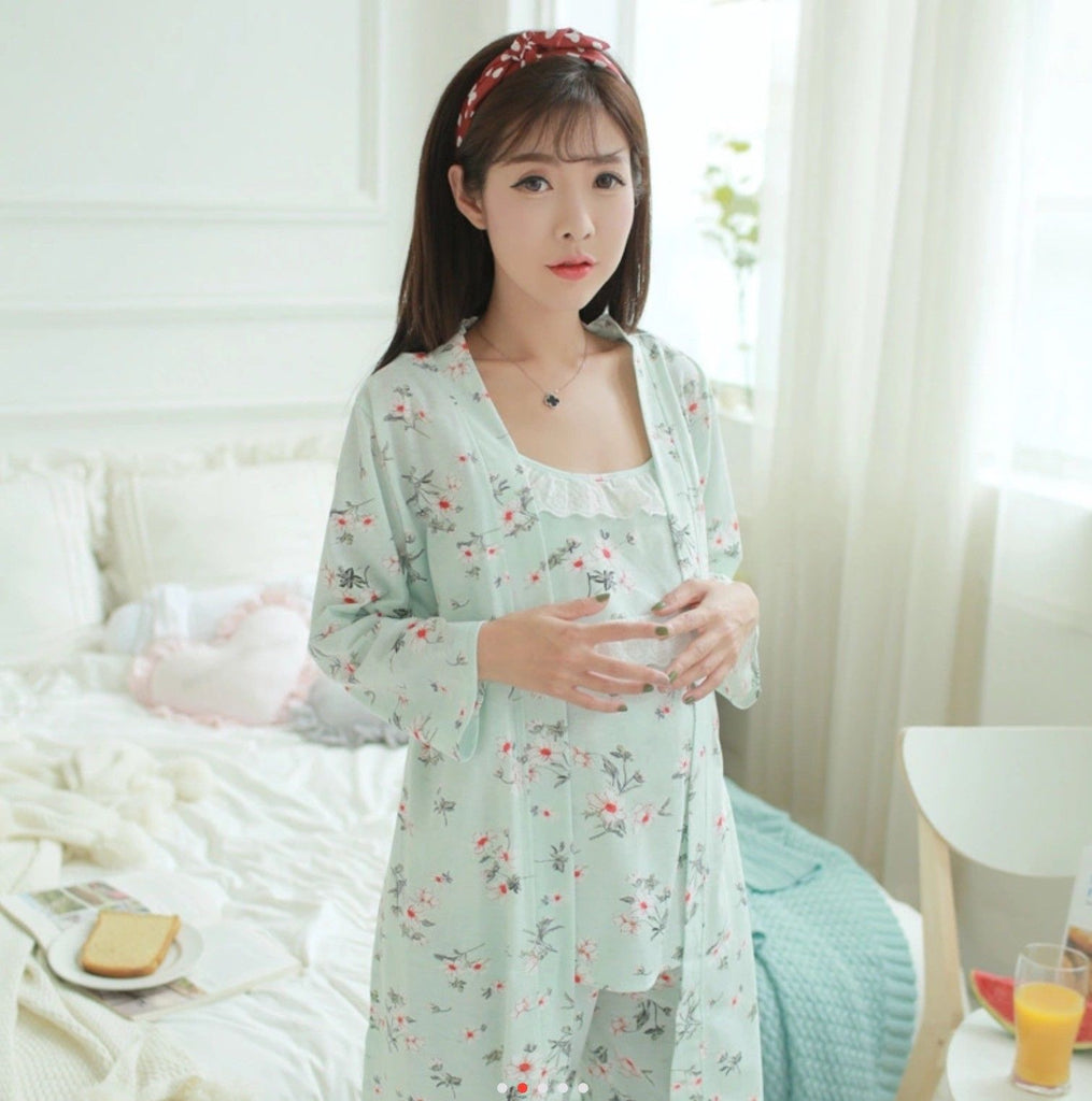 pj and dressing gown set