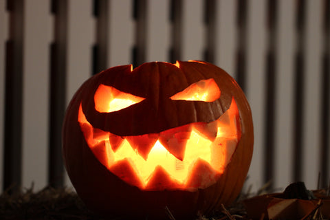 Halloween decoration pumpkin dark
