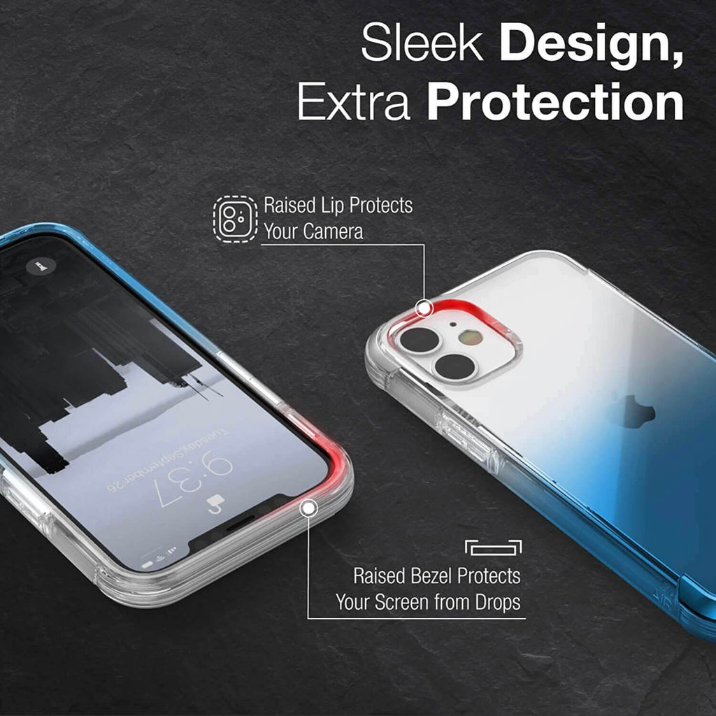 iPhone 12 Pro Max Case X-doria Raptic Air Blue Gradient