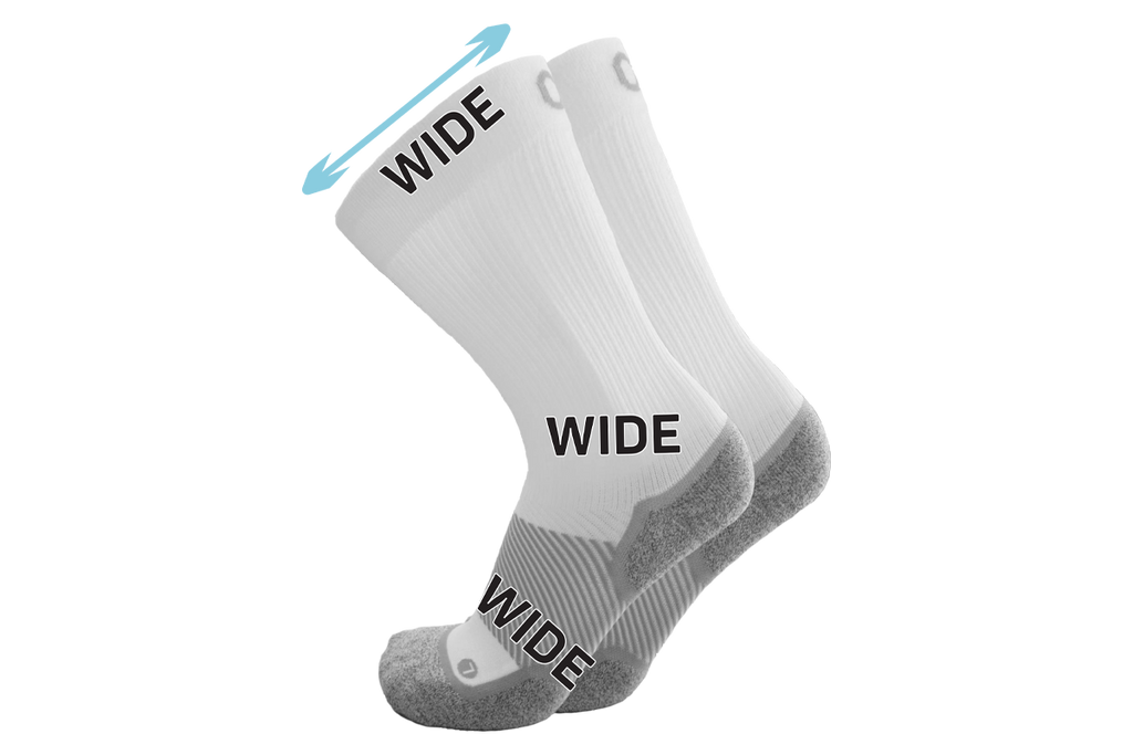 WIDE Wellness Care Socks - No Show – Orthosleeve