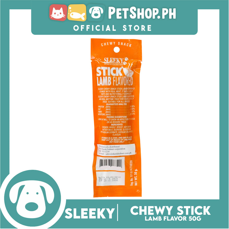 Sleeky Chewy Stick Lamb Flavored 50g