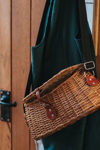 Creel basket in makers studio