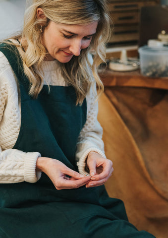 Cast and found UK ethical jeweller and maker Jessica Collin