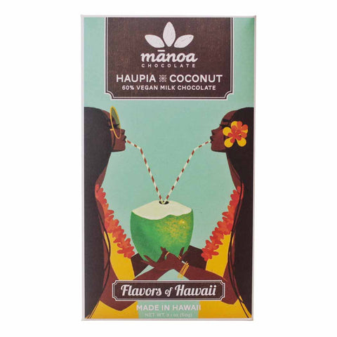 Manoa Haupia Coconut Vegan Milk Chocolate 60%