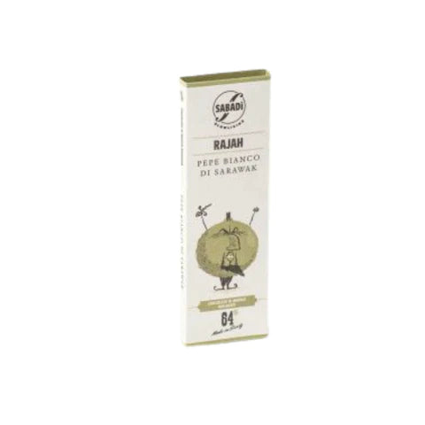 Sabadi Rajah Organic Traditional Modica Chocolate w/ White Peppercorns 64%