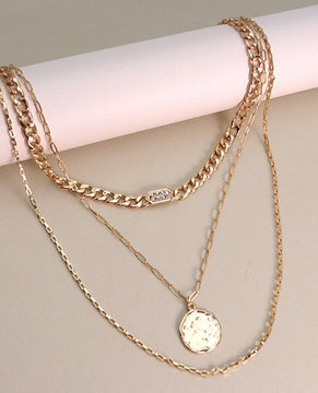 Link Up Layered Necklace