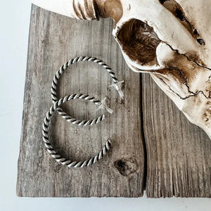 1.75” Western Rope Hoop Earrings - Beyond Blessed Boutique