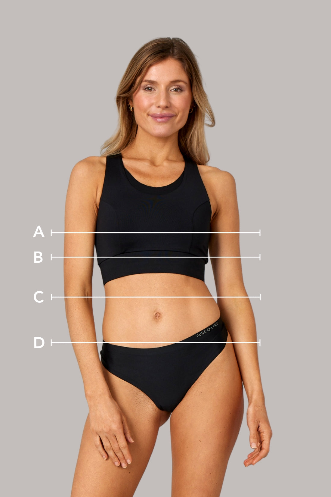 Seamless Bra Top - Charcoal Melange