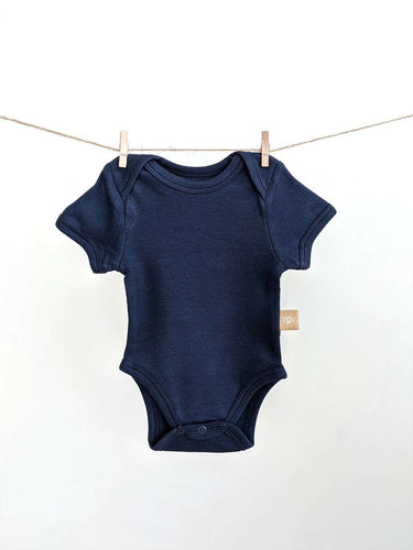 Blue Short Sleeve Bodysuit