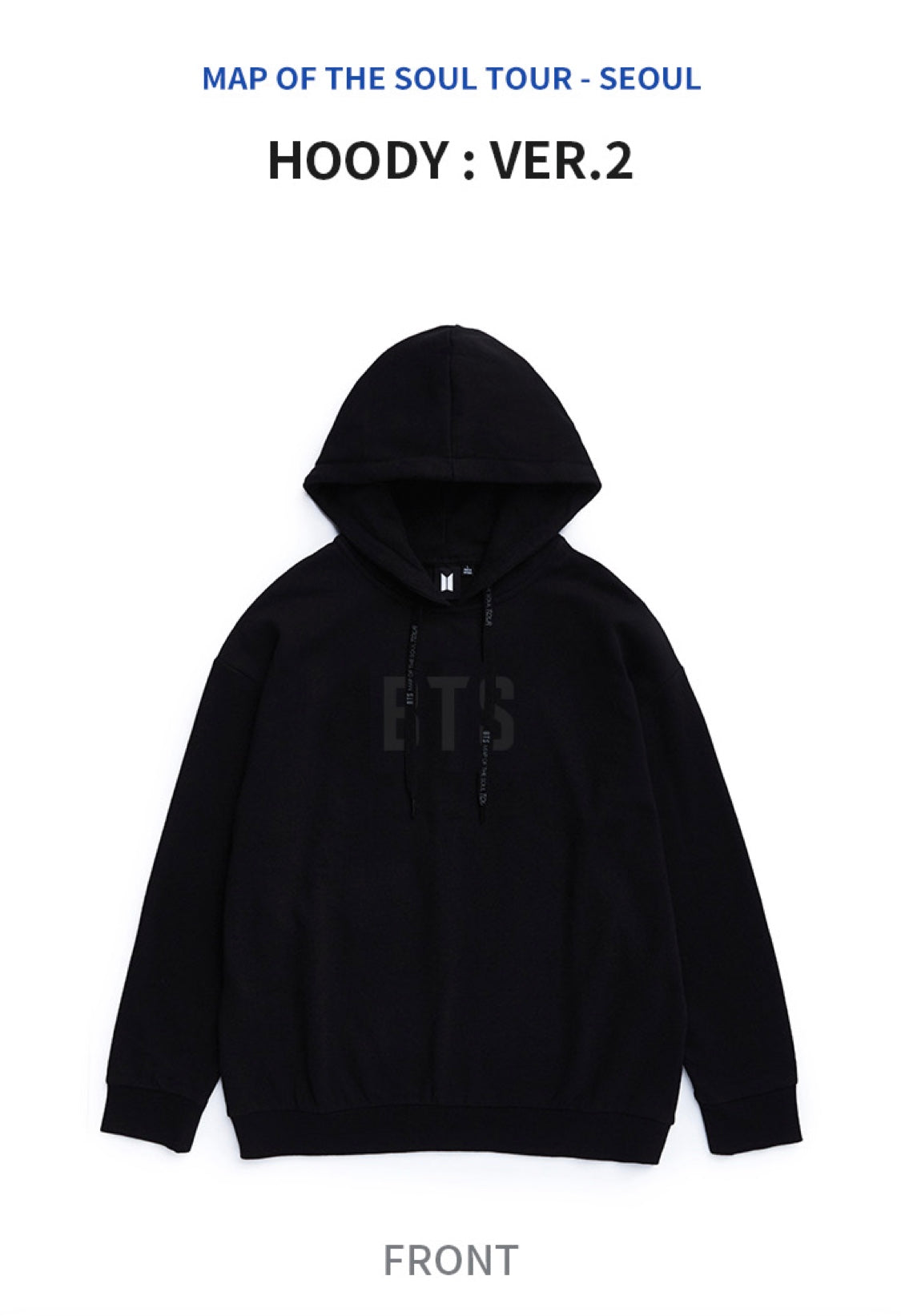 BTS MAP OF THE SOUL TOUR HOODY VER.2