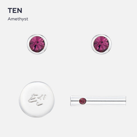 Artist birthstone earrings nct