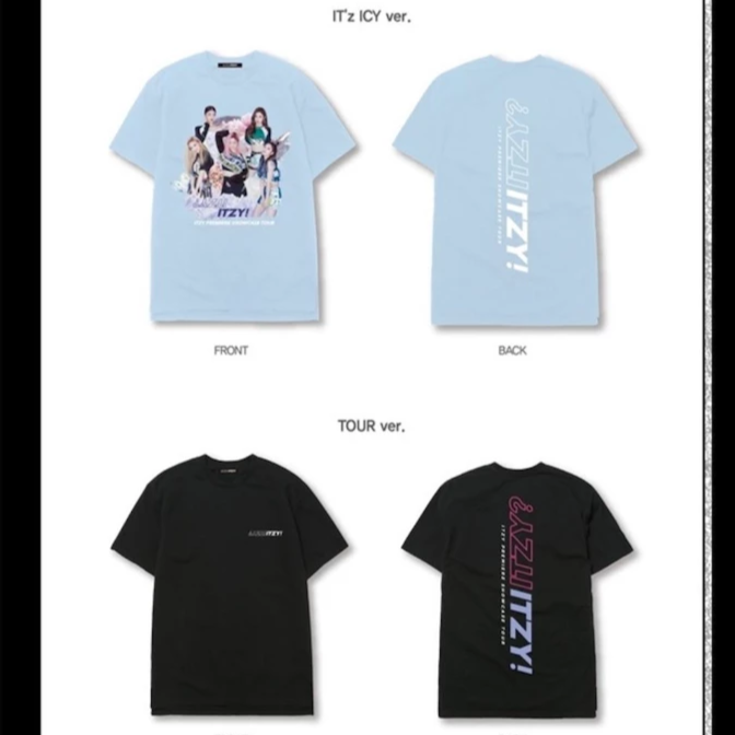 ITZY PREMIERE SHOWCASE TOUR 公式Tシャツ 韓国企画 - Tシャツ