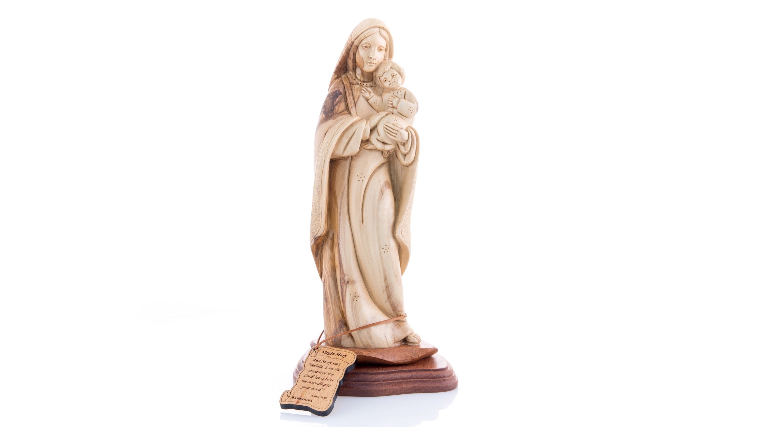 15 Budded Crucifix, Corpus Hand Carved from Holy Land Olive Wood –  Bethlehem Handicrafts